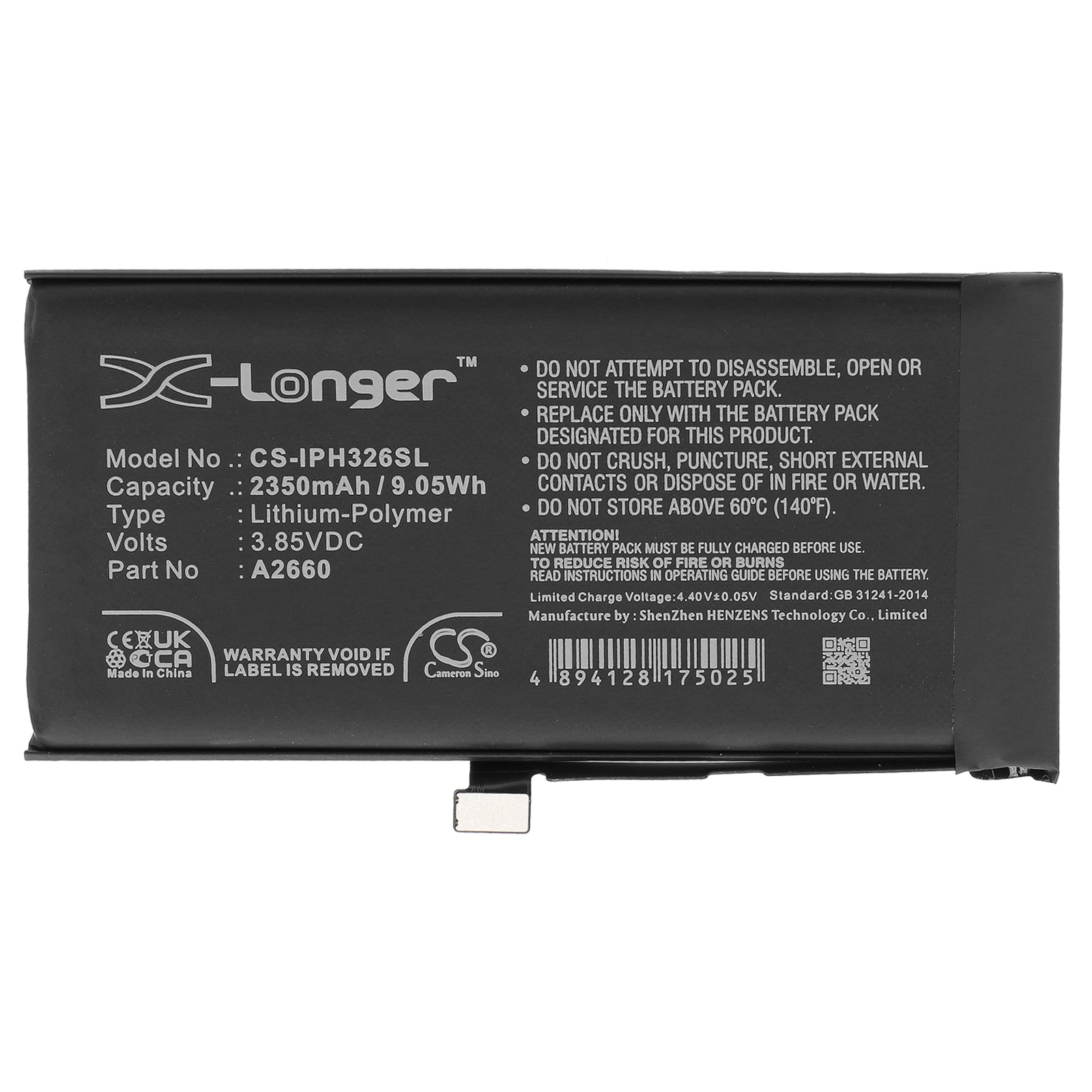 Batteri for SmartPhone, Mobil for Apple iPhone 13 Mini, iPhone 13 mini 5G, A2630