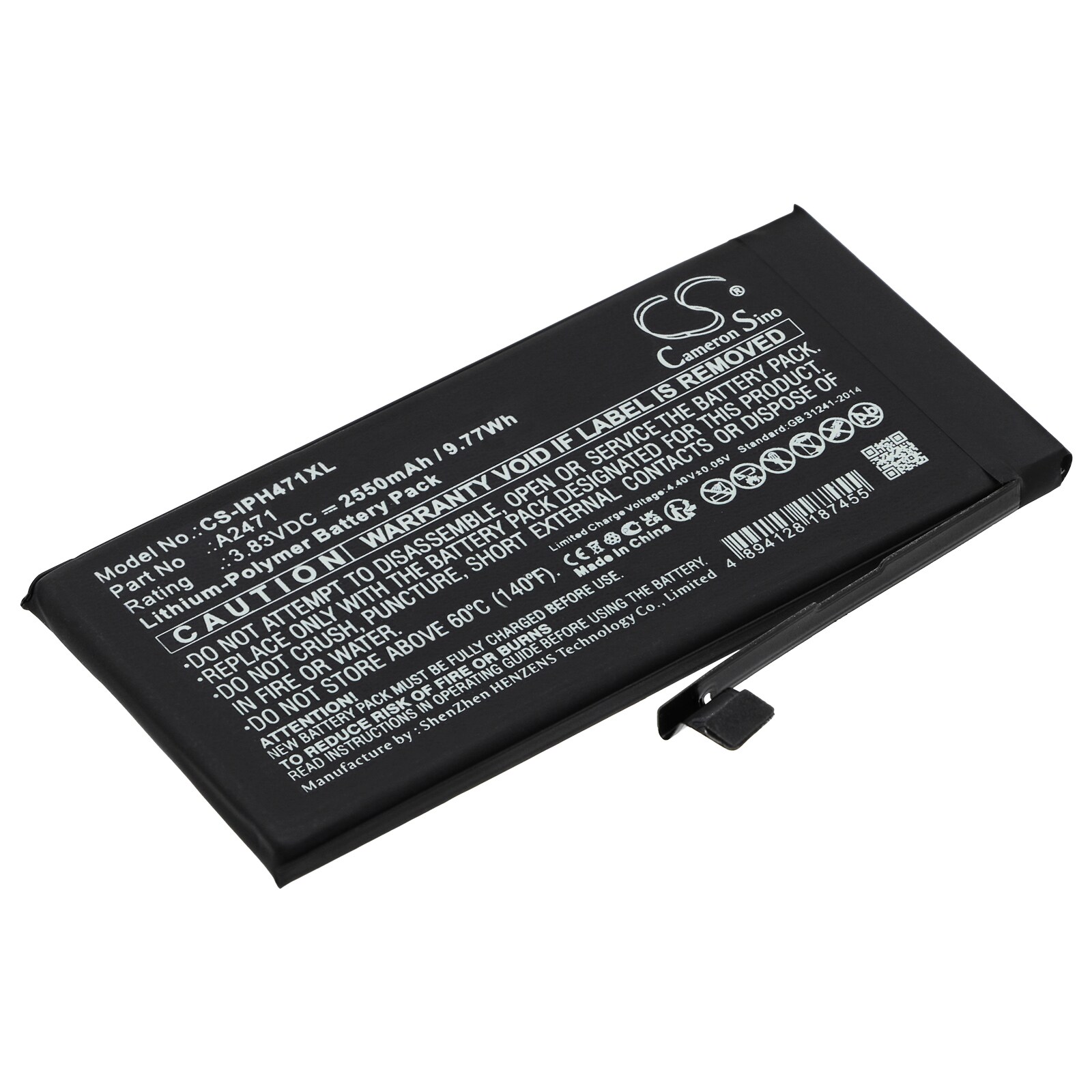 Batteri for SmartPhone, Mobil for Apple iPhone 12 Mini