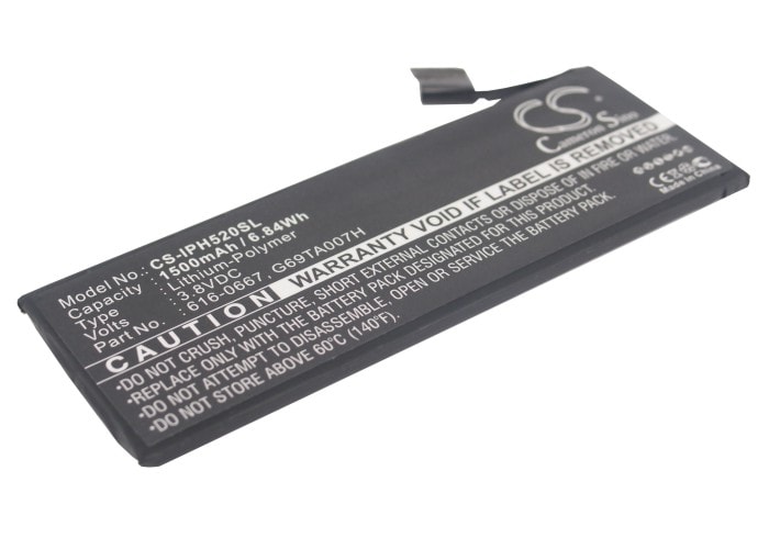 Batteri for SmartPhone, Mobil for Apple iPhone 5C, iPhone Light 32GB, A1526 og andre.