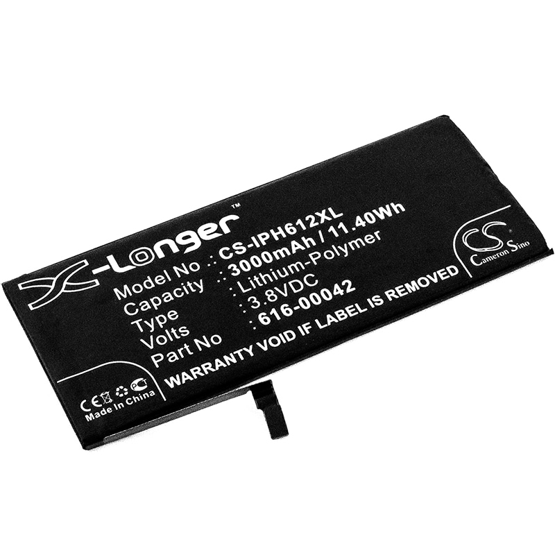 Batteri for SmartPhone, Mobil for Apple iPhone 6s Plus, A1699, A1634 og andre.