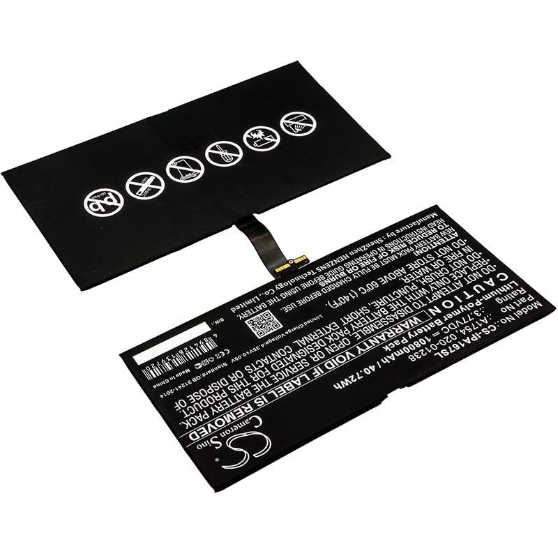 Batteri til nettbrett for Apple iPad Pro 12.9 2. generasjon, iPad Pro 12.9 2017 2. generasjon og andre.