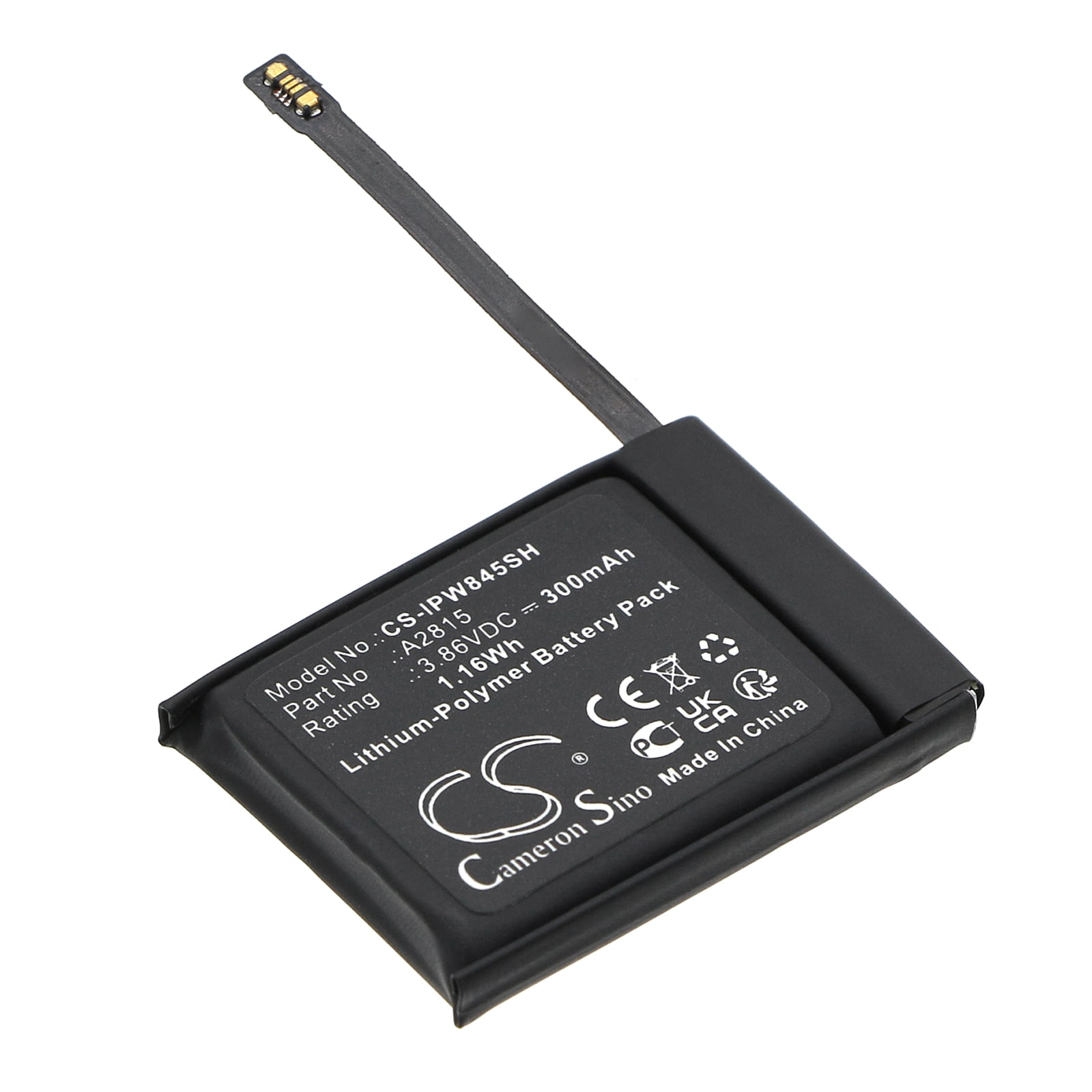 Batteri til smartklokke for Apple Watch Series S8 45mm