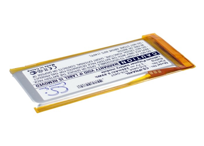 Batteri til mediespiller for Apple iPod Nano 4th 4GB, iPod Nano 4th 8GB og andre.
