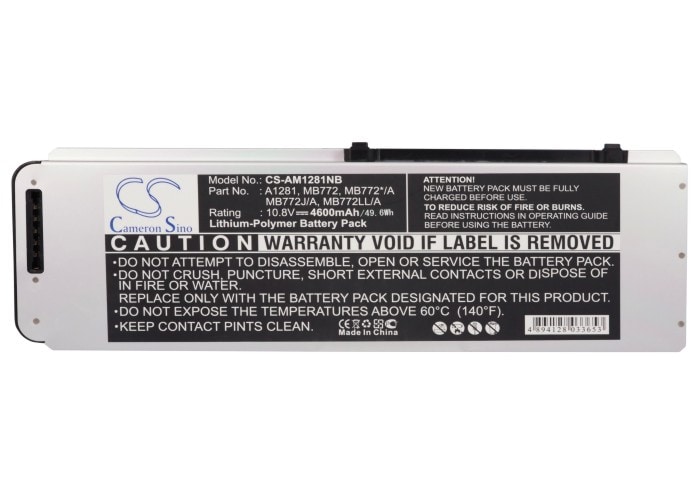 Batteri til bærbar PC for Apple MacBook Pro 15" A1286 og andre