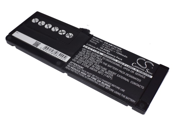 Batteri til bærbar PC for Apple, MacBook Pro 15.4"" 2.53GHz Core 2 Duo og andre.