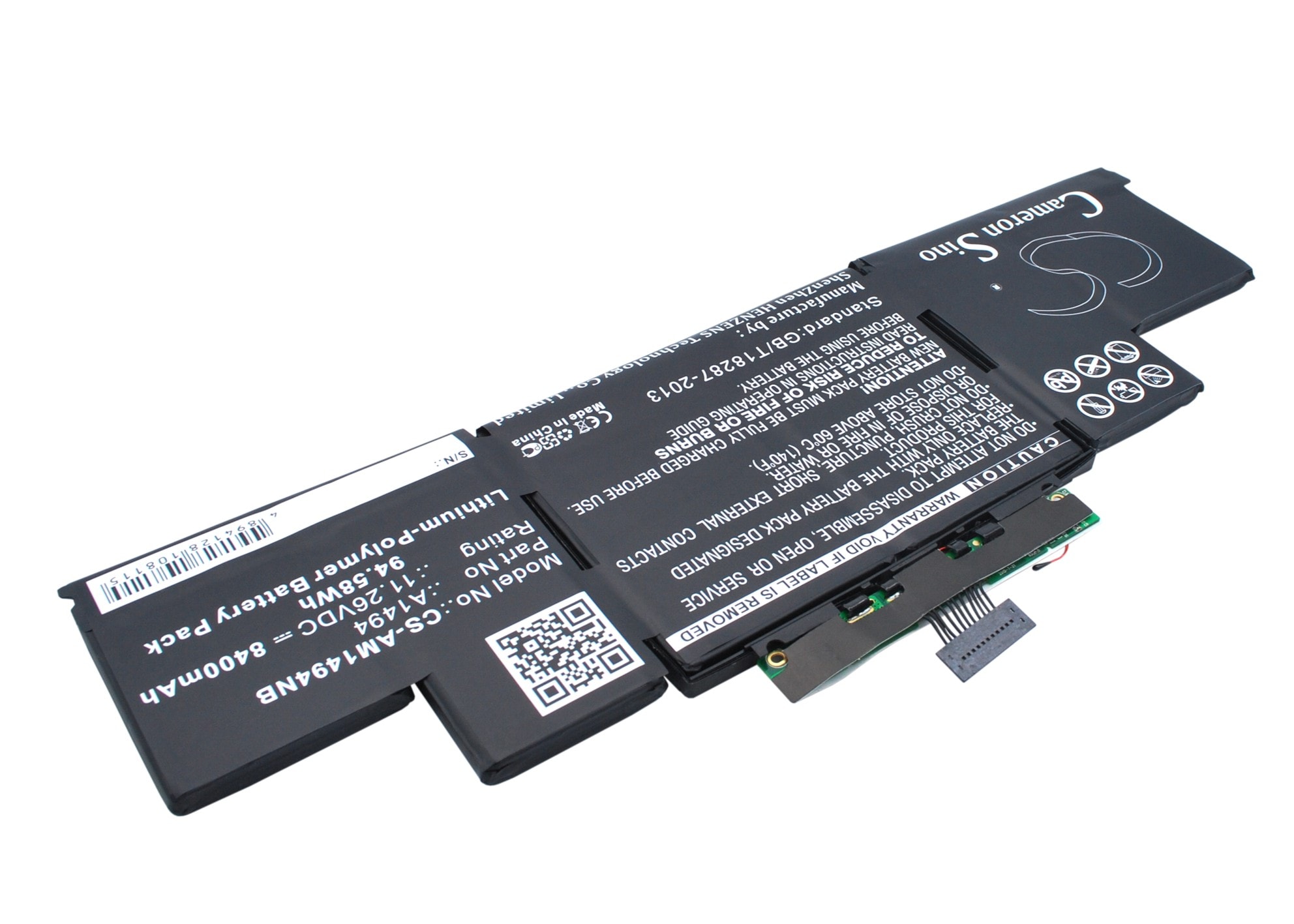 Batteri til bærbar PC for Apple MacBook Pro Retina Display 15" A1398, ME293 og andre.