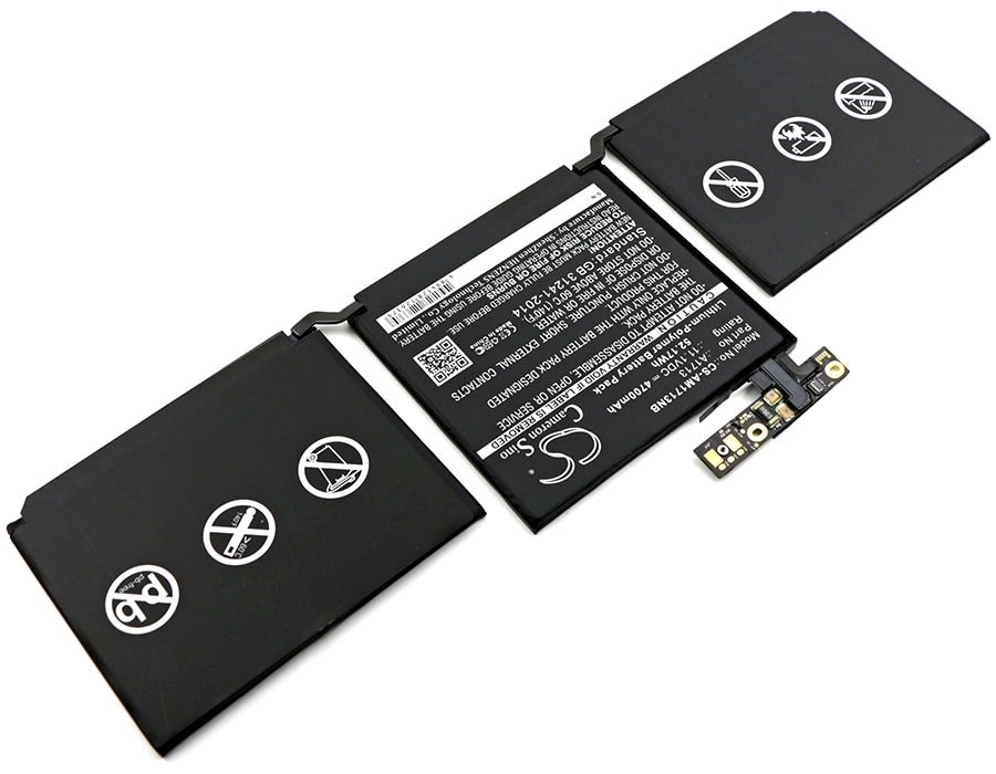 Batteri til bærbar PC for Apple MacBook Pro 13.3, Pro 13.3 Late 2016 og andre.