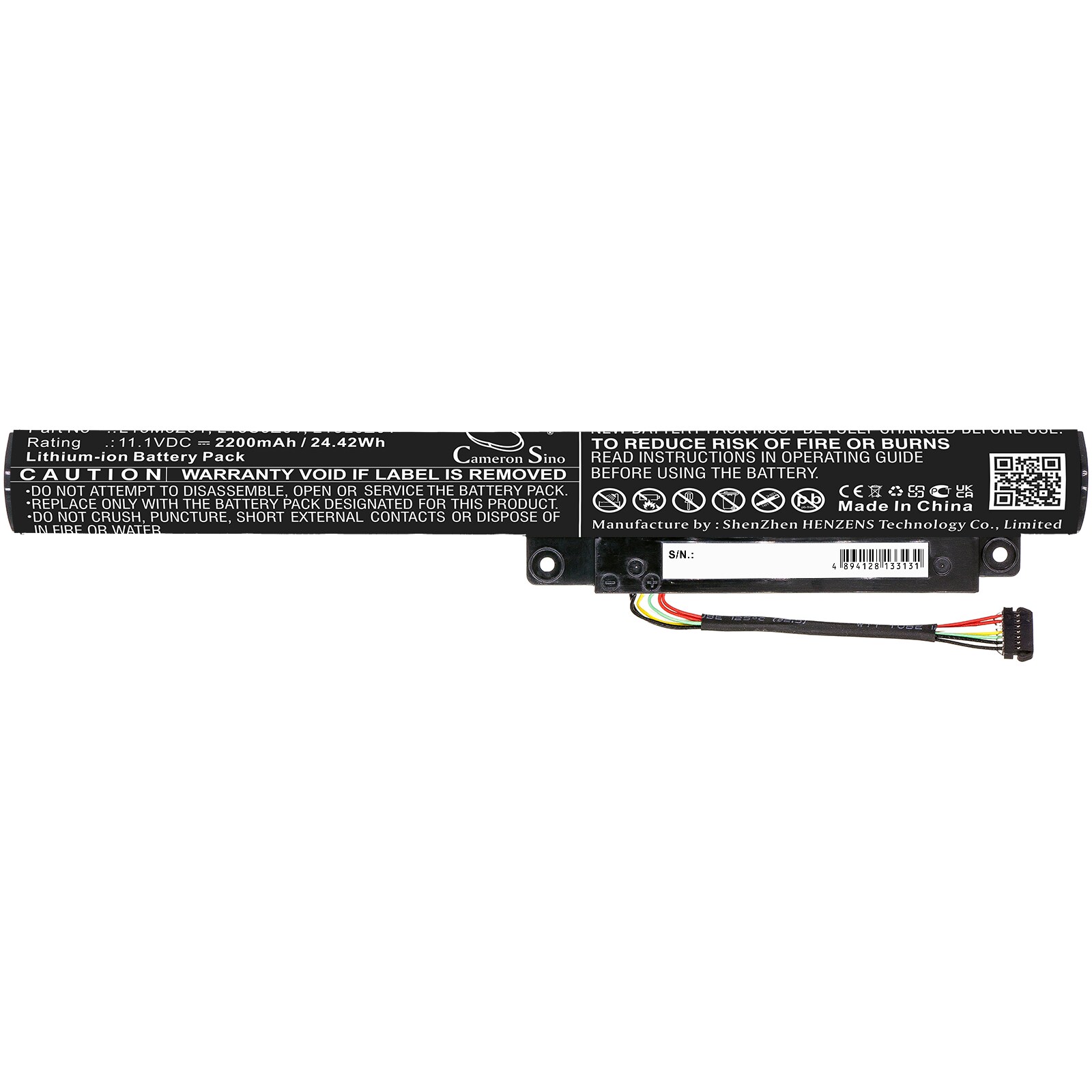 Batteri til bærbar PC for Lenovo IdeaPad Flex 10, 59-439199, 59-407061