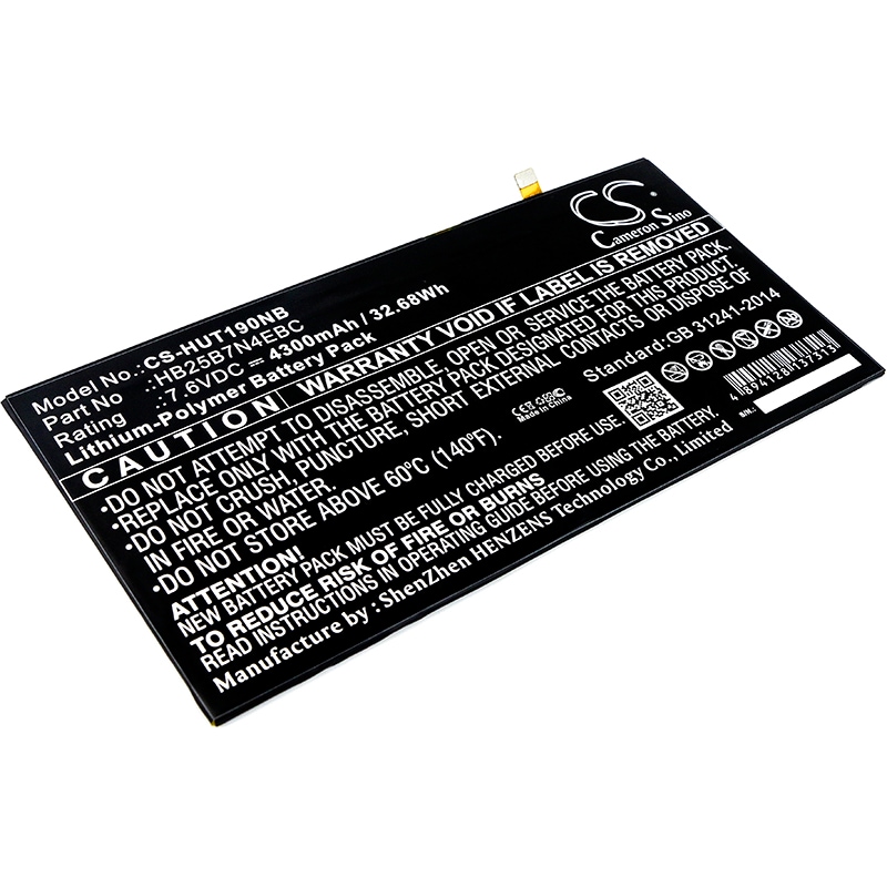 Batteri til bærbar PC for Huawei MateBook, HZ-W19