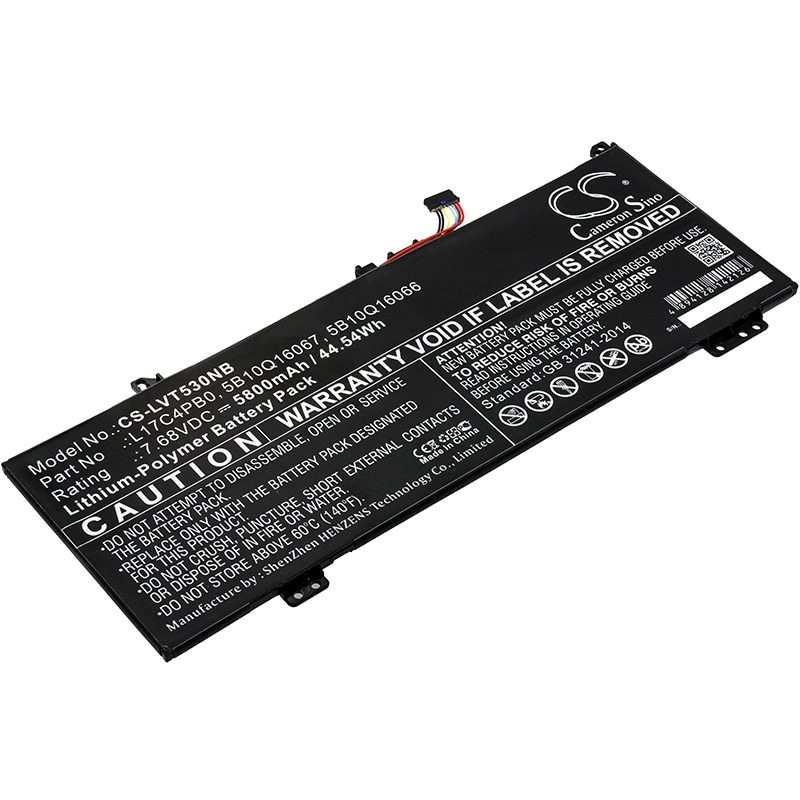 Batteri til bærbar PC for Lenovo Air 14, Flex 6-14, Flex 6-14IKB og andre.