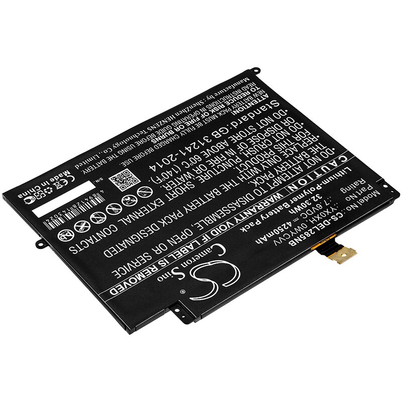 Batteri til bærbar PC for DELL Latitude 7285