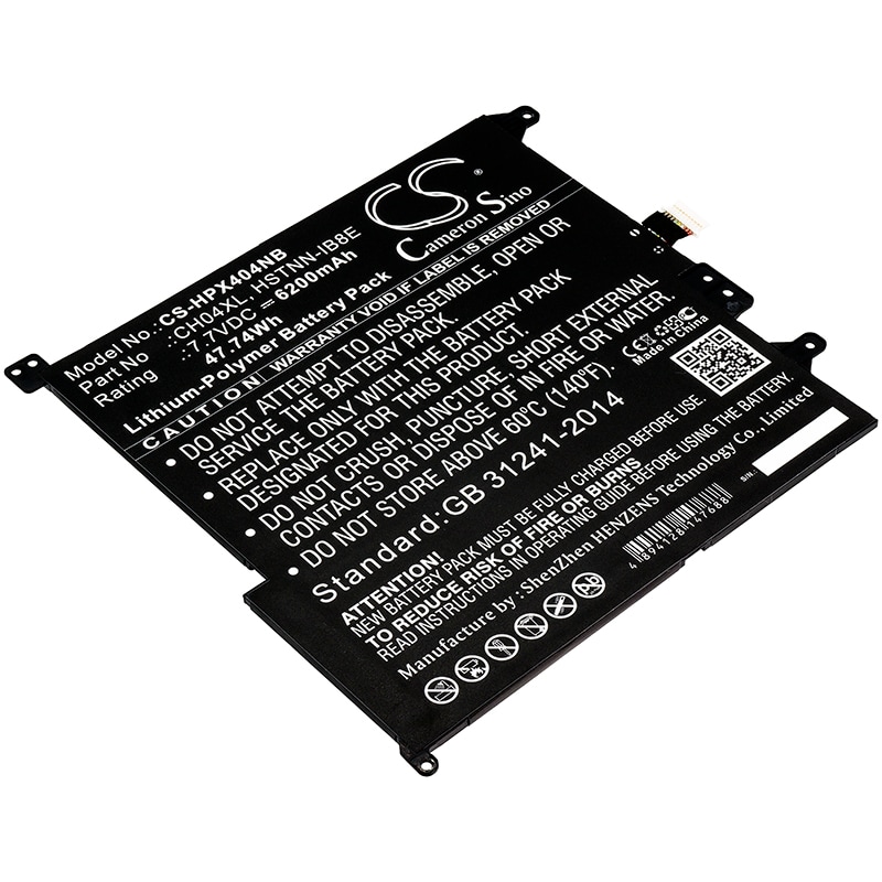 Batteri til bærbar PC for HP Chromebook X2, Chromebook X2 12-F000NA og andre