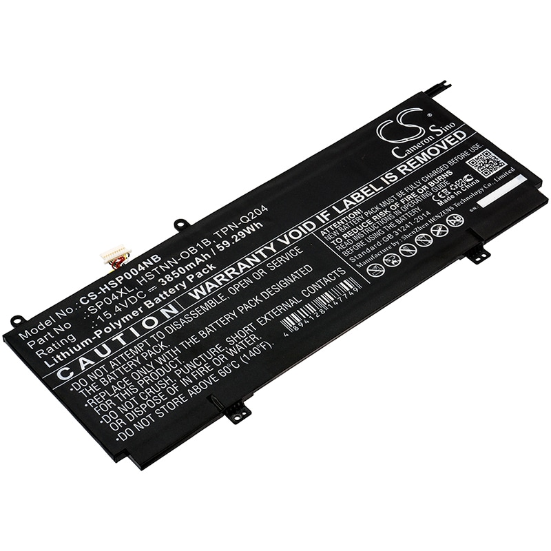 Batteri til bærbar PC for HP Spectre X360 13-AP0000NA og andre
