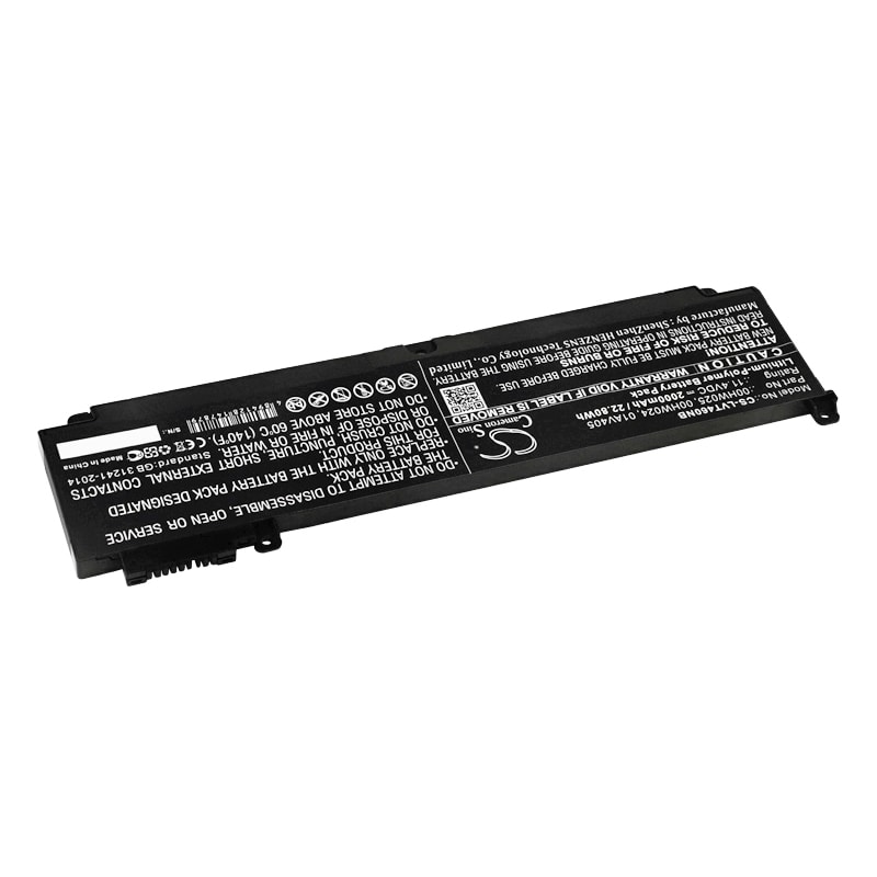 Batteri til Lenovo ThinkPad T470s/T460s – 2000 mAh Li-Polymer