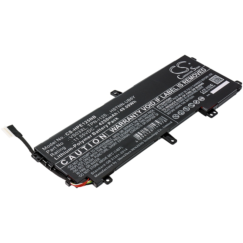 Batteri til bærbar PC for HP Envy 15-AS005NG W8Y52EA og andre