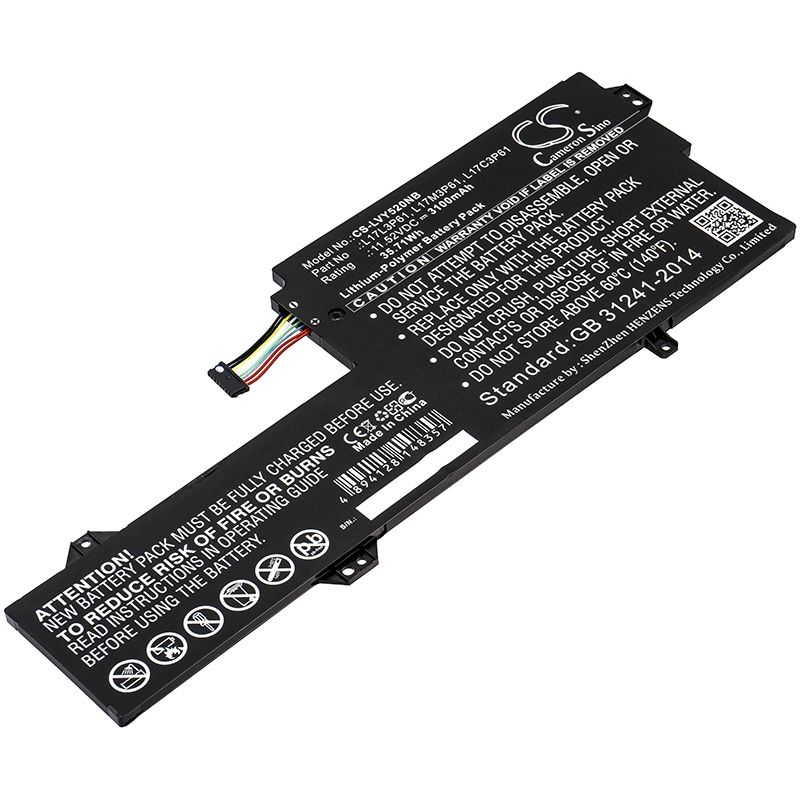 Batteri til bærbar PC for Lenovo Yoga 520-12, Yoga 520 12 og andre.