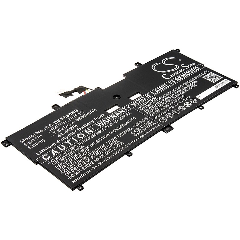 Batteri til bærbar PC for DELL XPS 13-9365-D6801TS, XPS 13-9365-D6701TS og andre