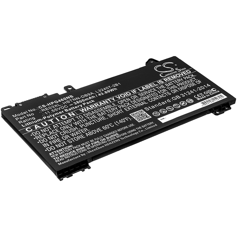 Batteri til bærbar PC for HP ProBook 450 G6, ProBook 430 G6, ProBook 440 G6 og andre