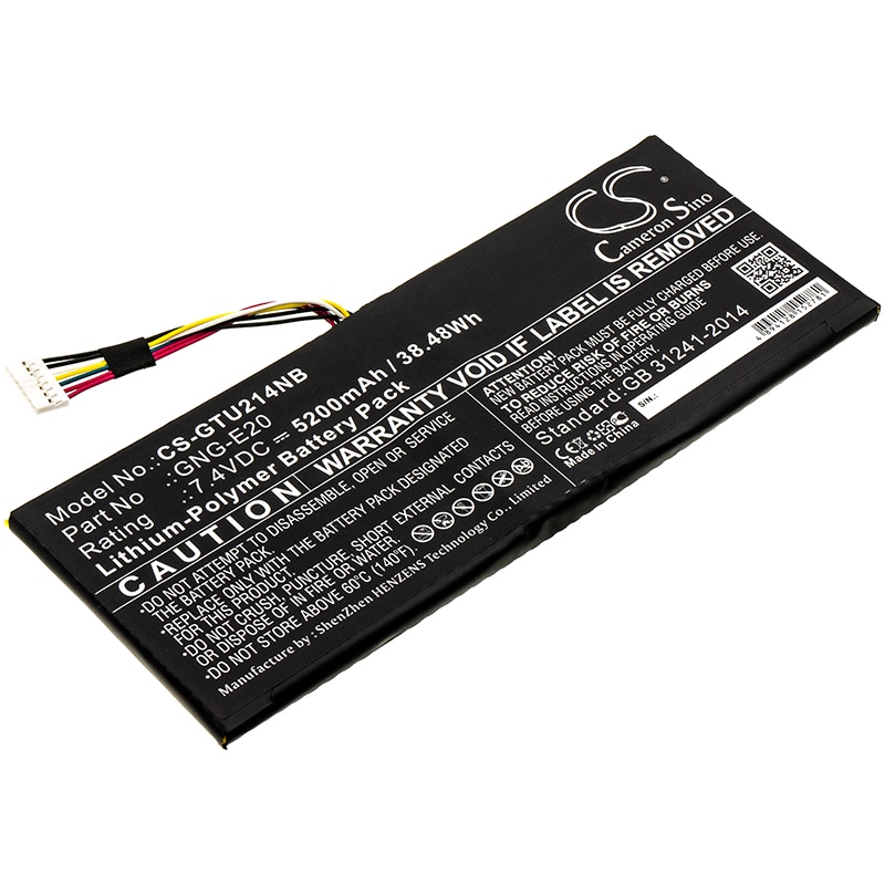 Batteri til bærbar PC for Getac U2142-i5-3337U, U2142, U2142-i3-3217U og andre