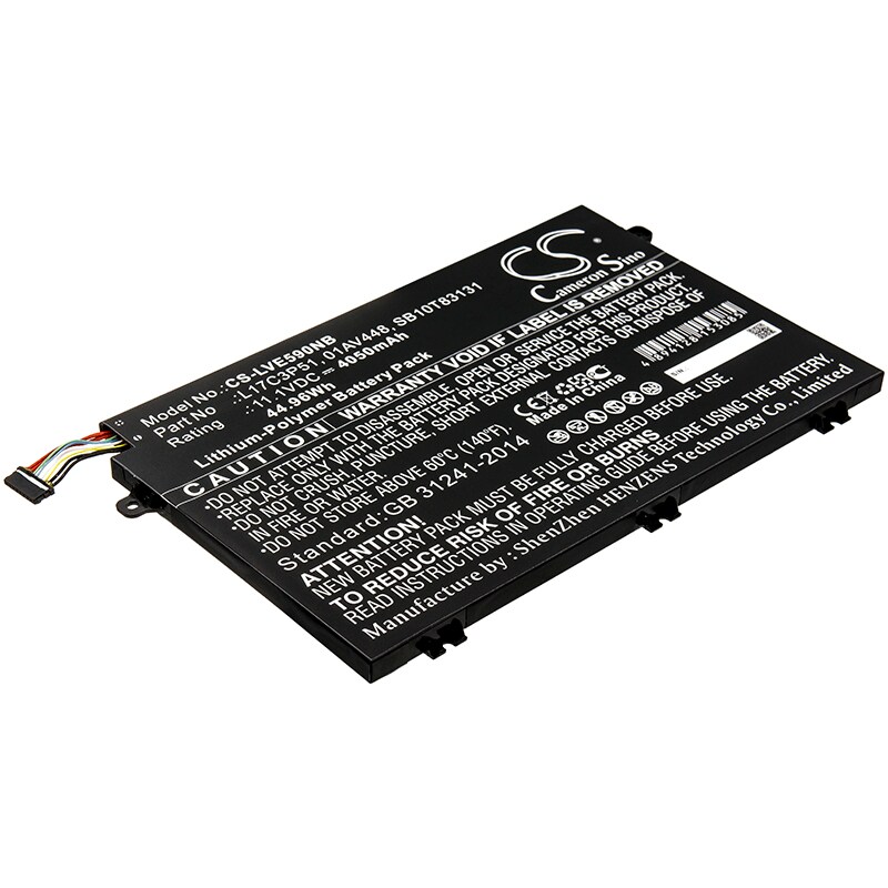 Batteri til bærbar PC for Lenovo ThinkPad E590, ThinkPad E490, ThinkPad E585 og andre.