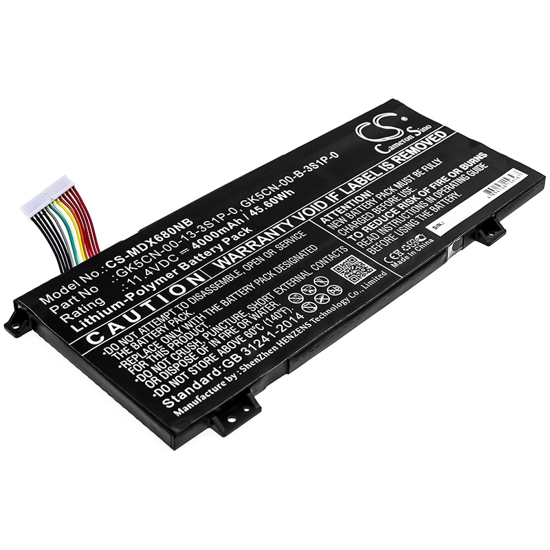 Batteri til bærbar PC for Mechrevo Z2 Air