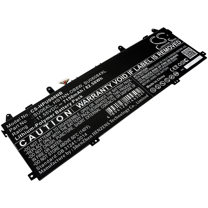 Batteri til bærbar PC for HP Spectre X360 15-DF0000 og andre