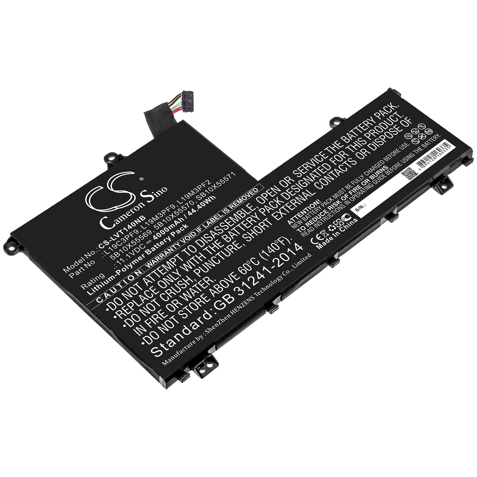 Batteri til bærbar PC for Lenovo ThinkBook 15-IML, ThinkBook 15-IIL og andre.
