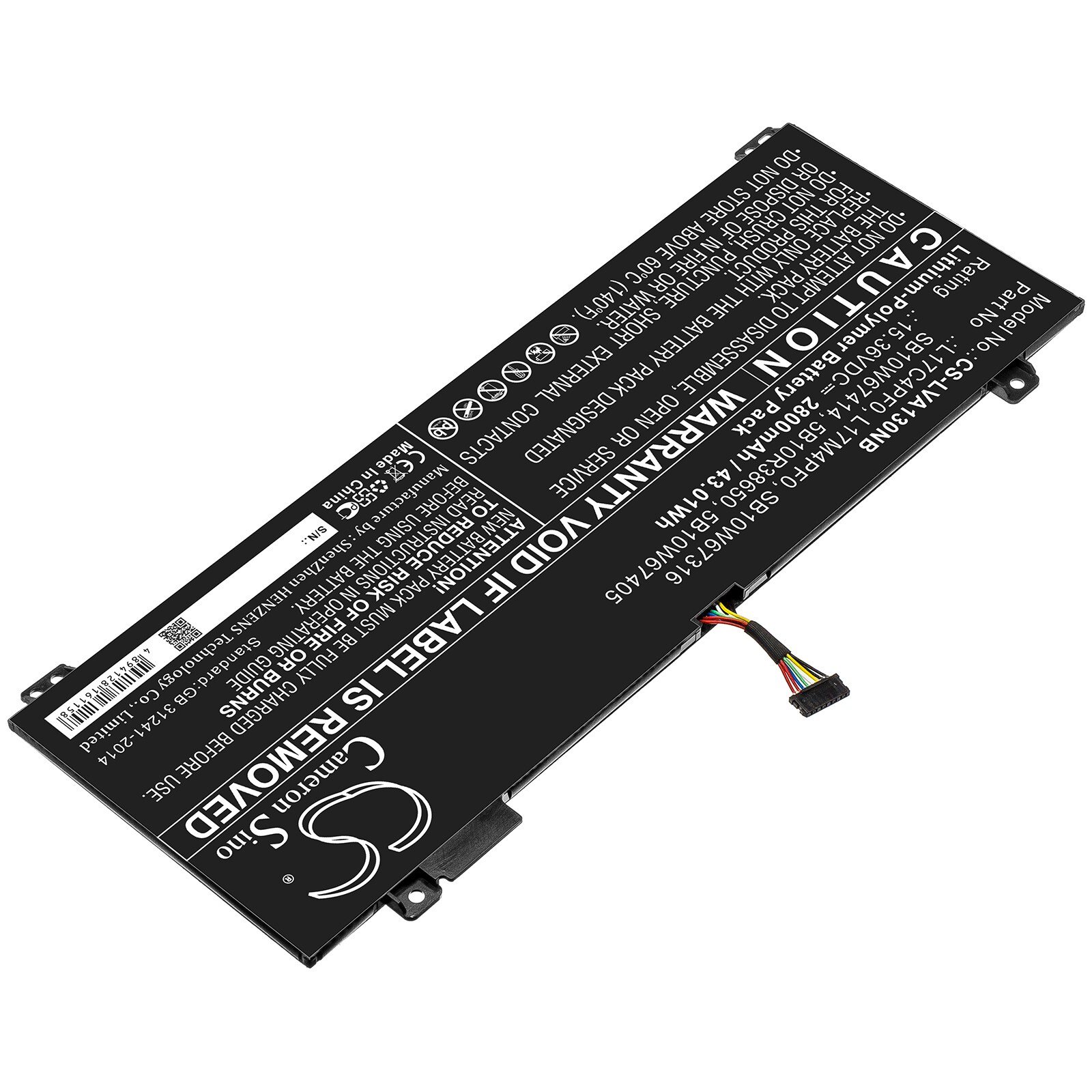 Batteri til bærbar PC for Lenovo xiaoxin Air 13IWL, xiaoxin Air 13
