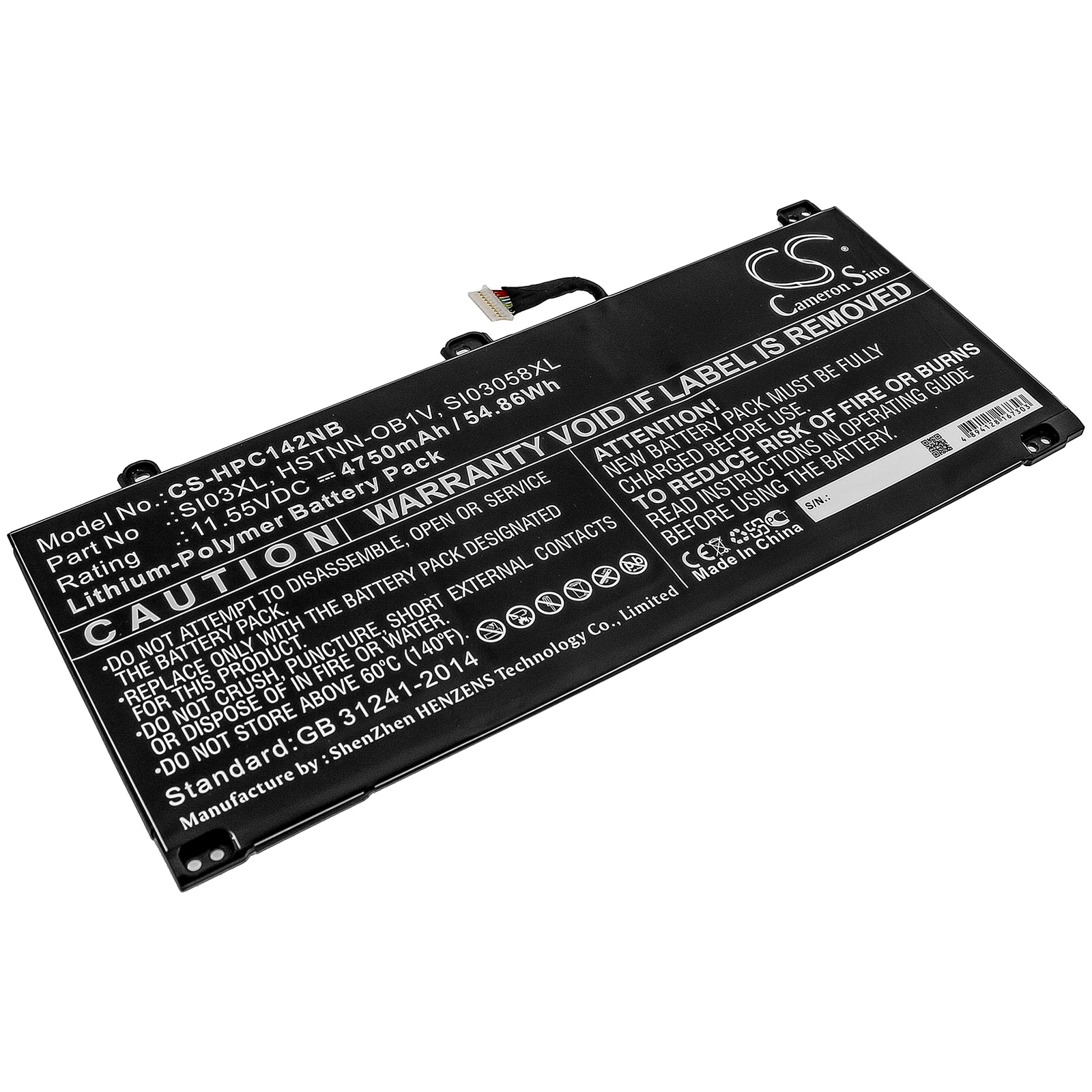Batteri til bærbar PC for HP Chromebook 14B