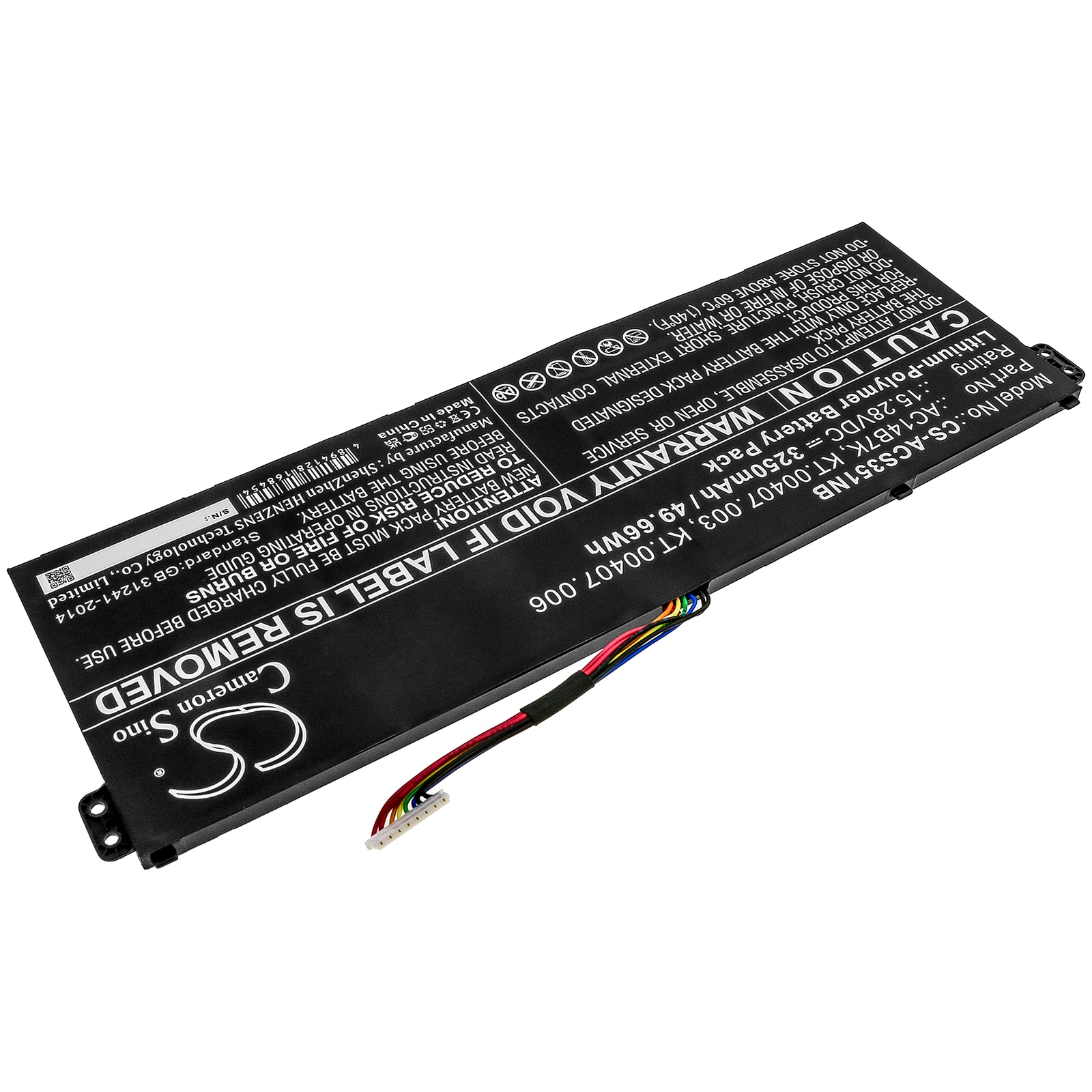Batteri til bærbar PC for Acer Spin 5 SP515-51GN-84KQ og andre