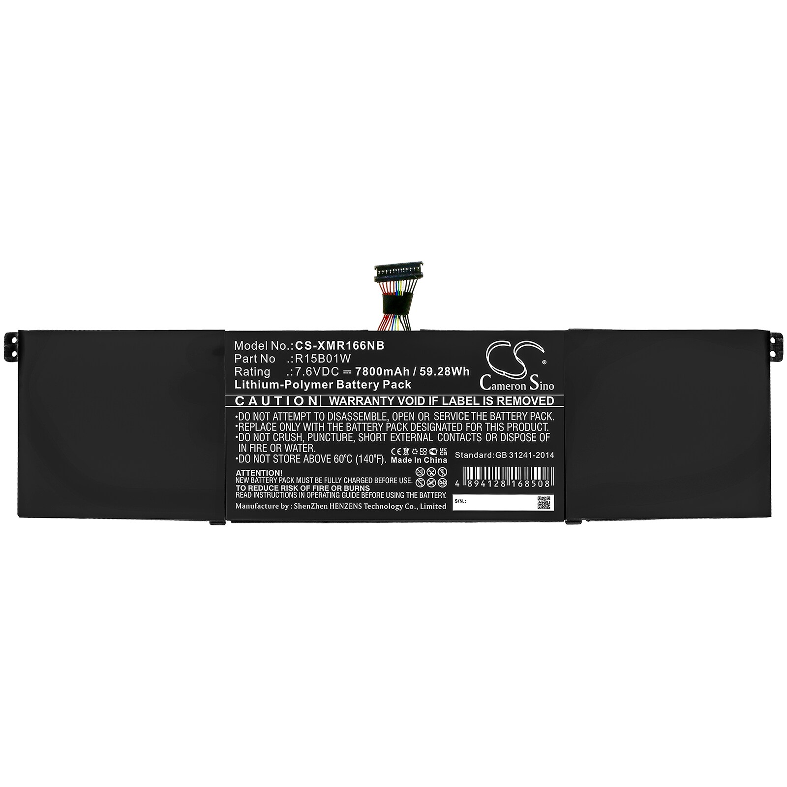 Batteri til bærbar PC for Xiaomi Pro 15.6 (A58511DD/CN) og andre