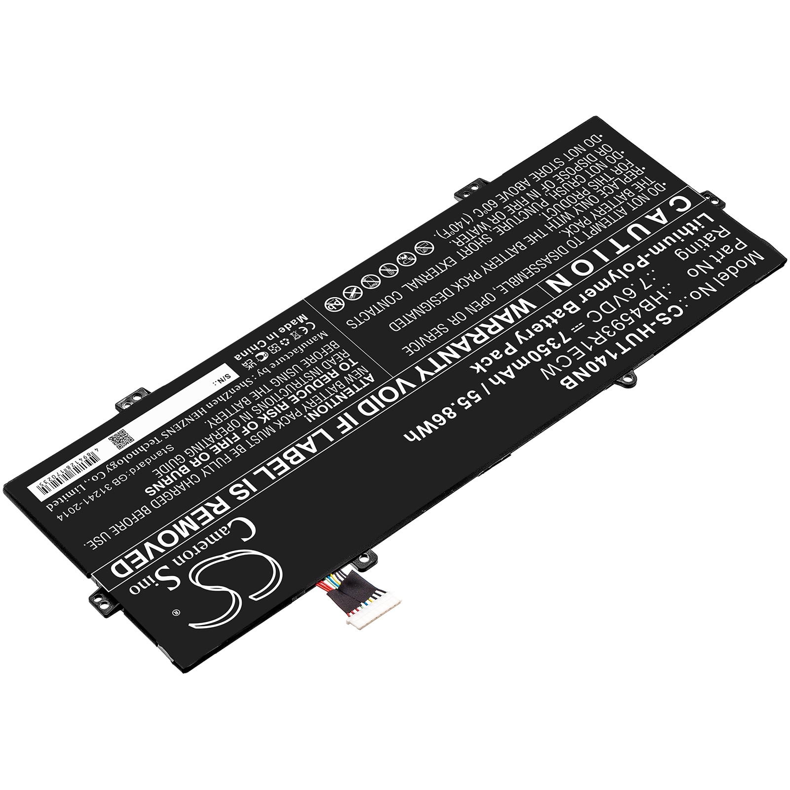 Batteri til Huawei MateBook X Pro og MagicBook – 7350 mAh Li-Polymer