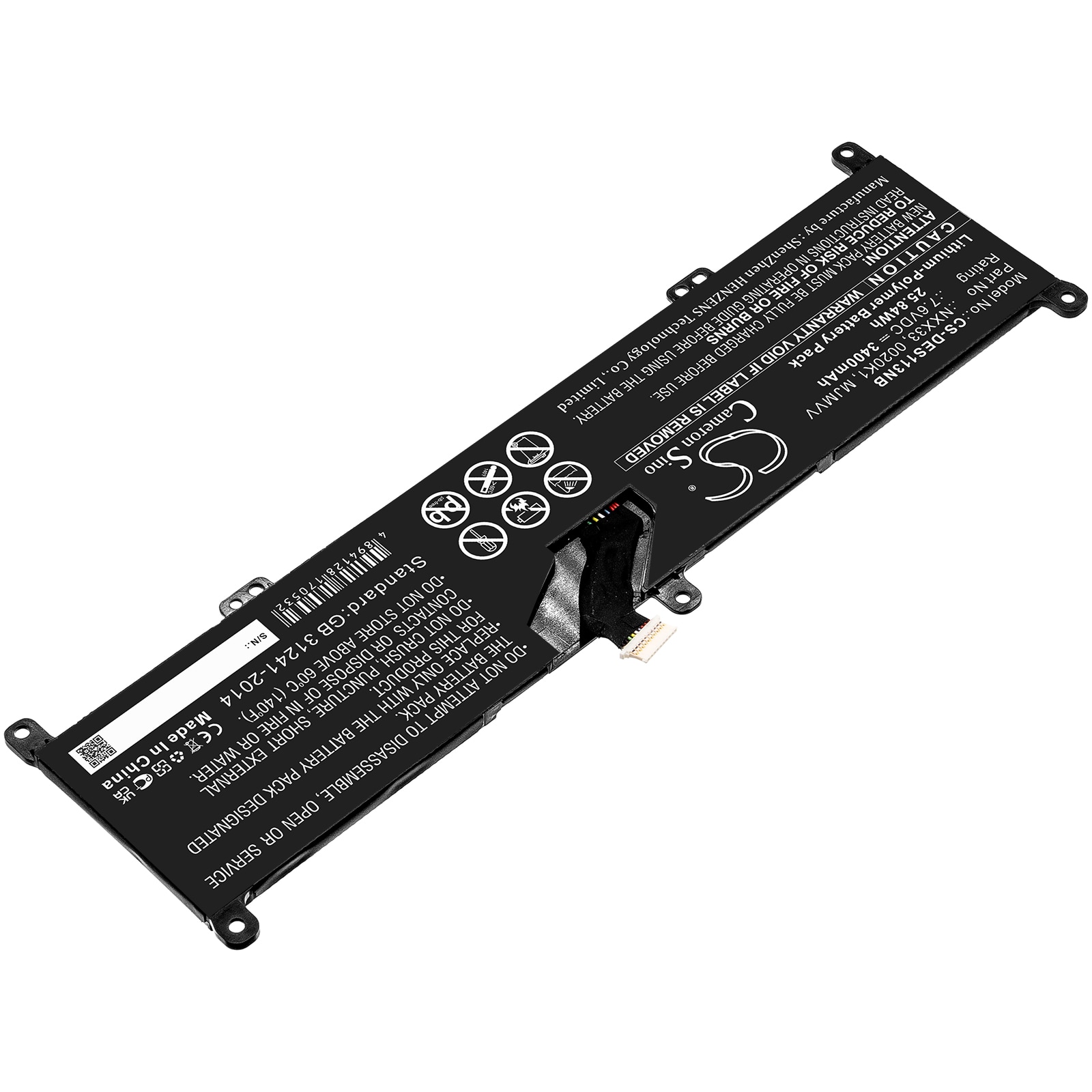 Batteri til bærbar PC for DELL Inspiron 11 3195 2-i-1