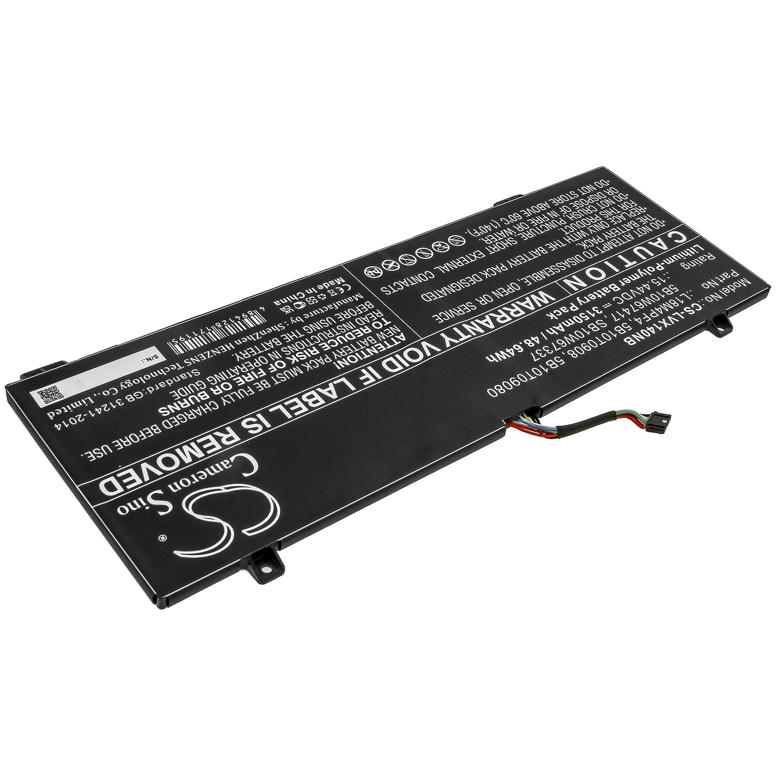 Bærbart batteri for Lenovo Xiaoxin Air 14 2019, Ideapad S540-14IWL og andre.