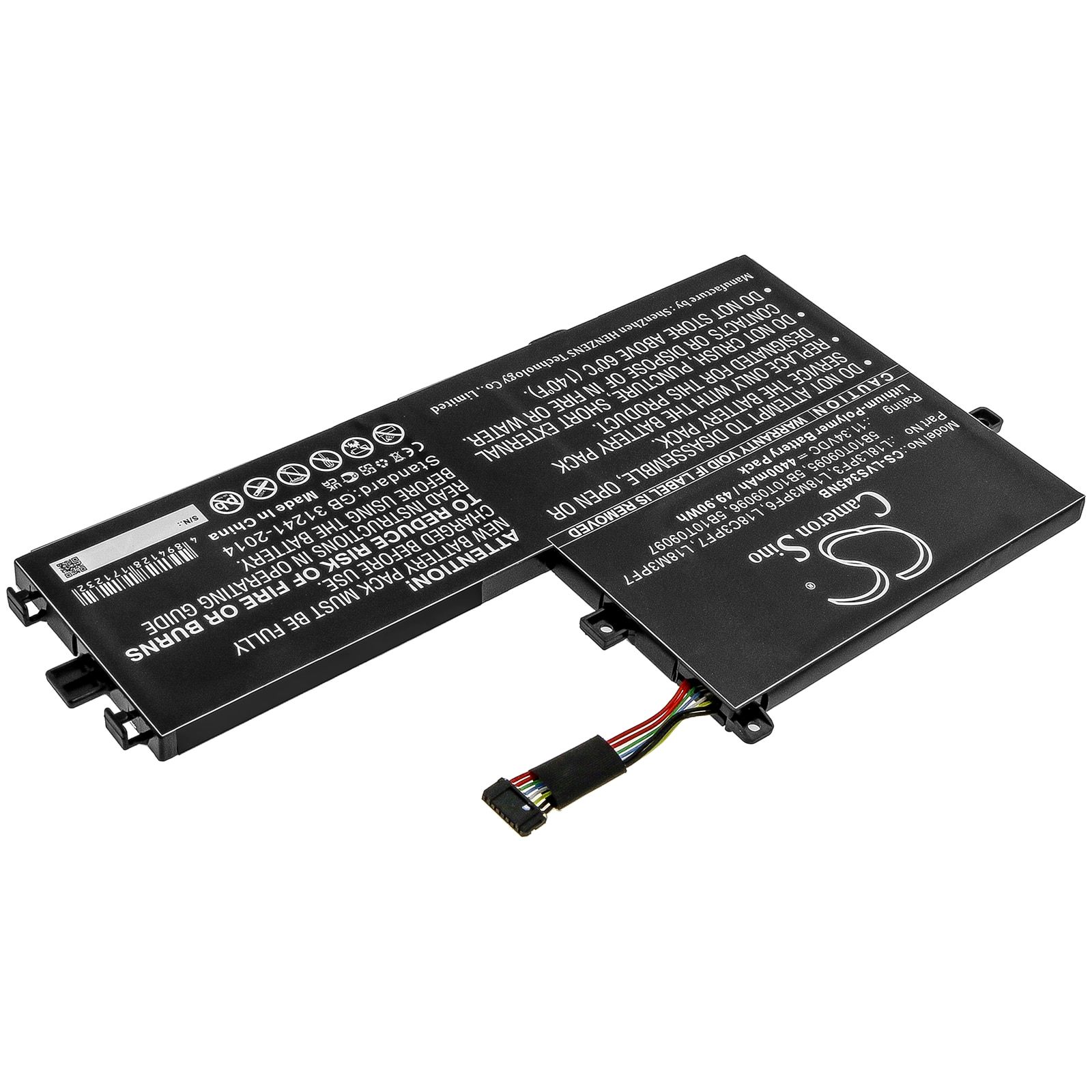 Batteri til bærbar PC for Lenovo IdeaPad S340-15IIL (81WW) og andre.
