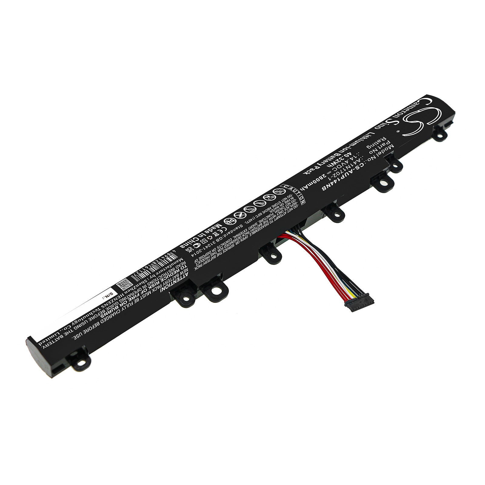 Batteri til bærbar PC for Asus P1440FA, P1440FA-FA0172R, P1440FA-FA1008R og andre.