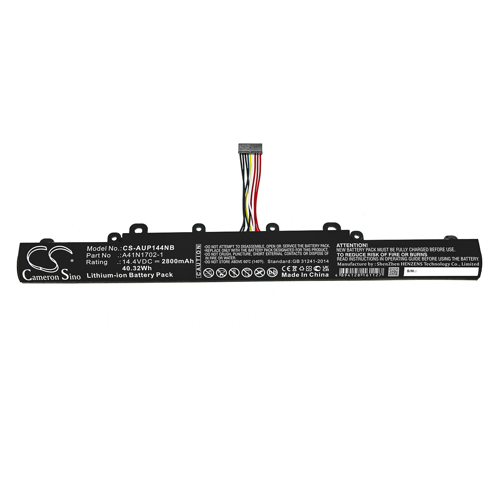 Batteri til bærbar PC for Asus P1440FA, P1440FA-FA0172R, P1440FA-FA1008R og andre.