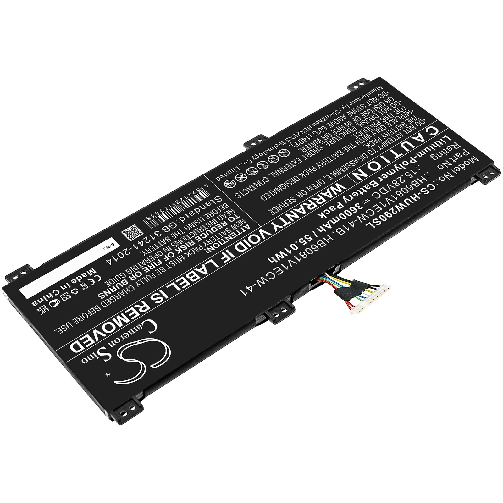 Batteri til bærbar PC for Huawei MateBook D 16, HBL-W29, MagicBook Pro 2020 og andre.