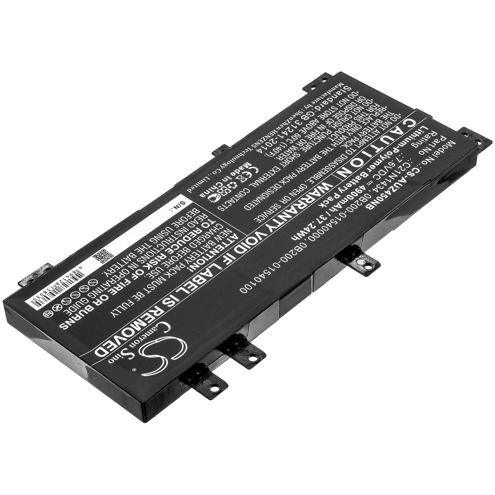 Batteri til Asus Z450/Z550 – Kraftig 4900 mAh Lang Levetid, Originalkvalitet