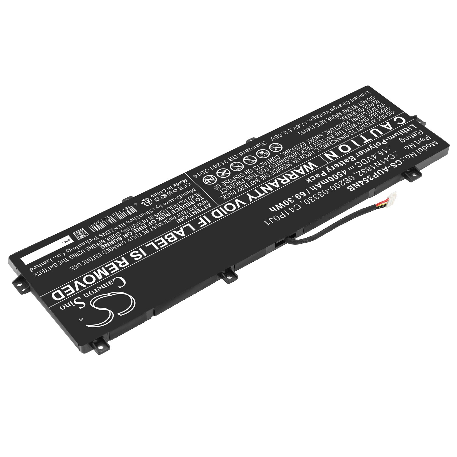 Batteri til bærbar PC for Asus Pro P3540FA-EJ0056R, Pro P3540FA-EJ0811R og andre.