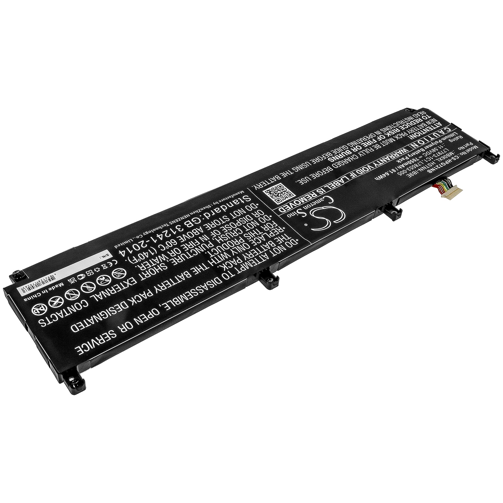 Batteri til bærbar PC for HP ZBook Studio G7 2J3H8PA og andre