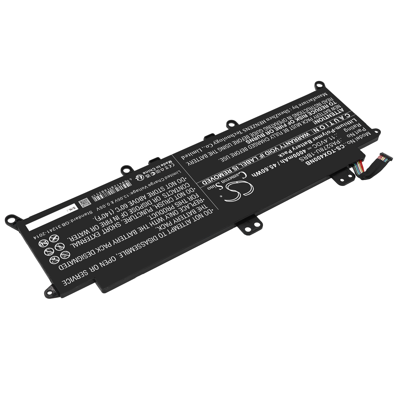Batteri til bærbar PC for Toshiba Tecra X40-D-145, Tecra X40-D-176 og andre.