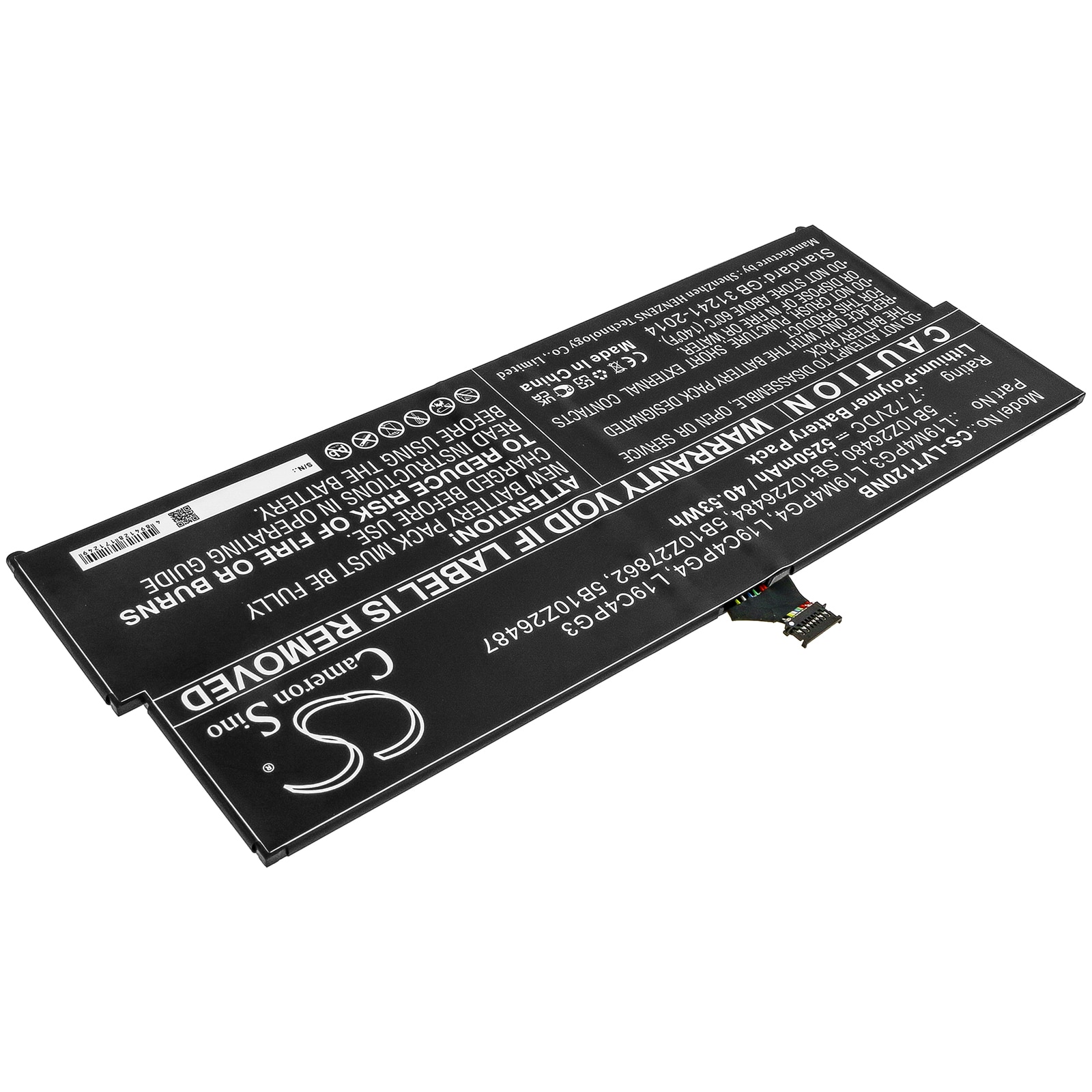 Batteri til bærbar PC for Lenovo ThinkPad X12 Avtakbar