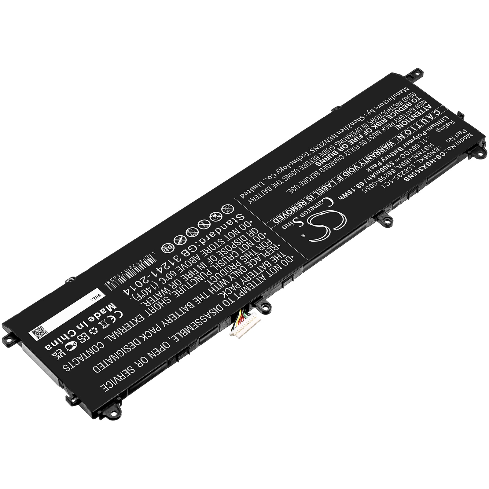 Batteri til bærbar PC for HP Spectre X360 15-EB0005UR og andre