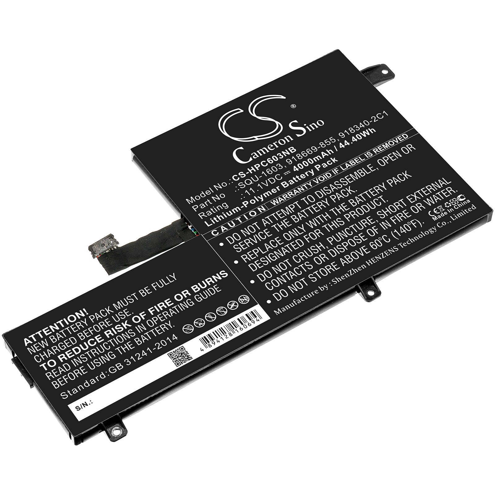 Batteri til bærbar PC for HP Choromebook 11 G5, 11 G5 EE Chromebook