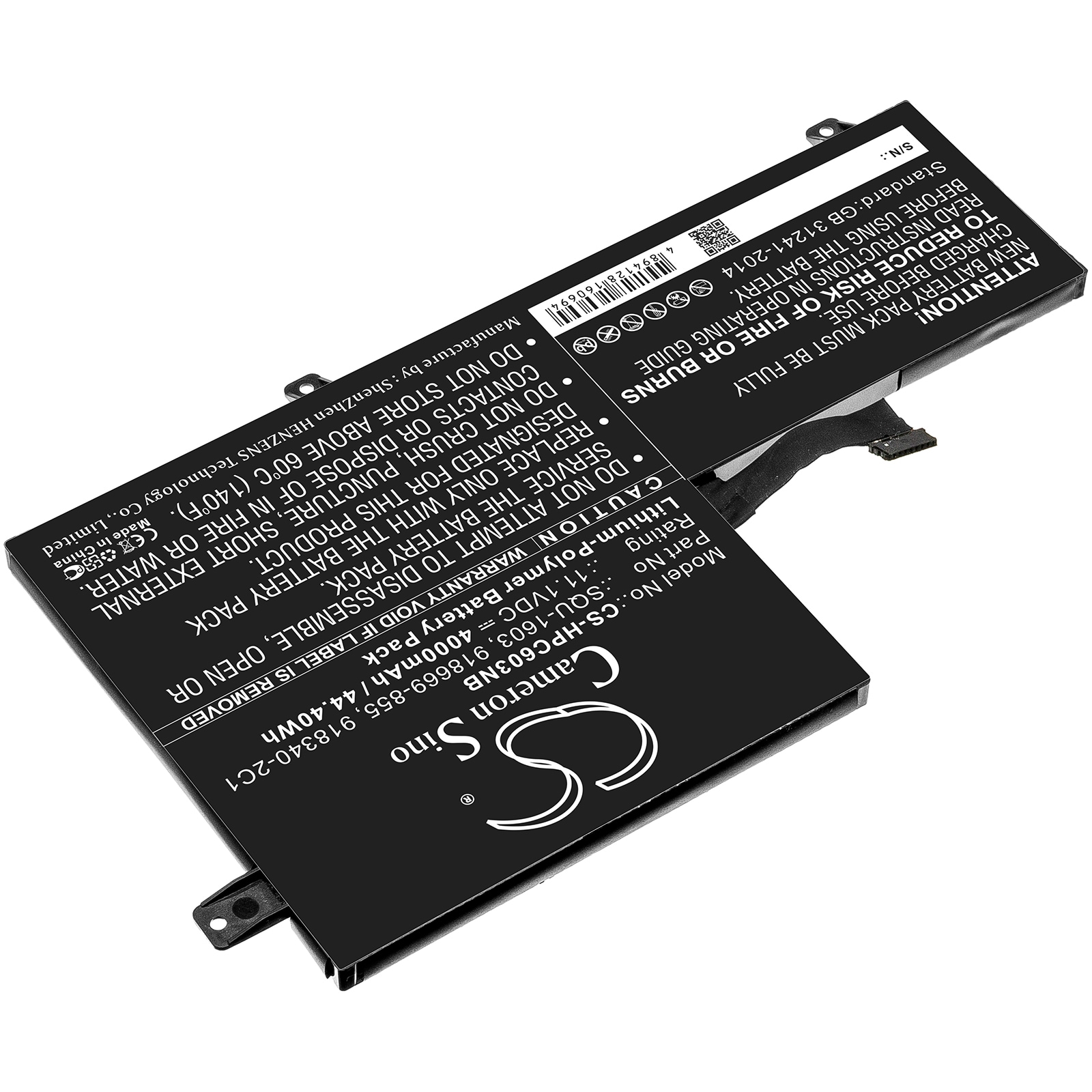 Batteri til bærbar PC for HP Choromebook 11 G5, 11 G5 EE Chromebook