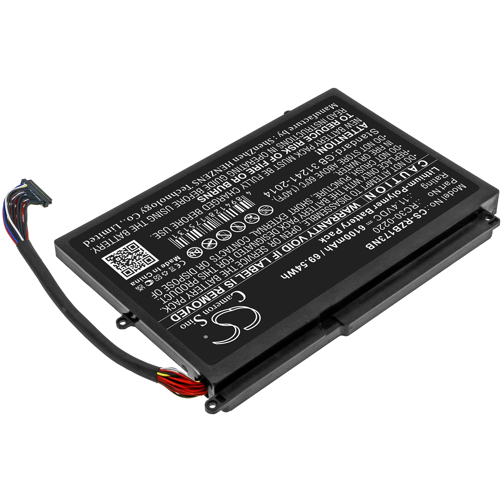 Batteri til bærbar PC for Razer Blade Pro GTX 1060, Blade Pro 17 2019 4k UHD og andre.