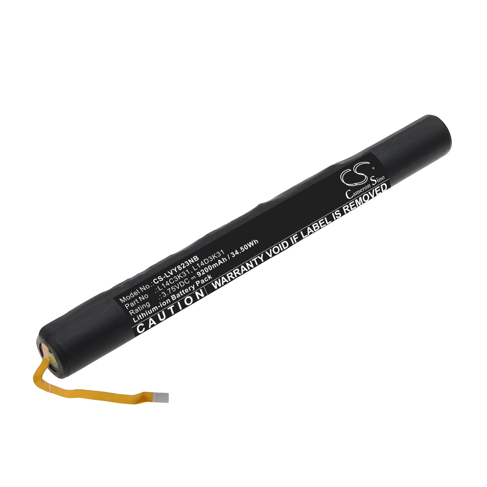 Batteri til bærbar PC for Lenovo Yoga Tablet 2-1051L, Yoga Tablet 2-1050L og andre.