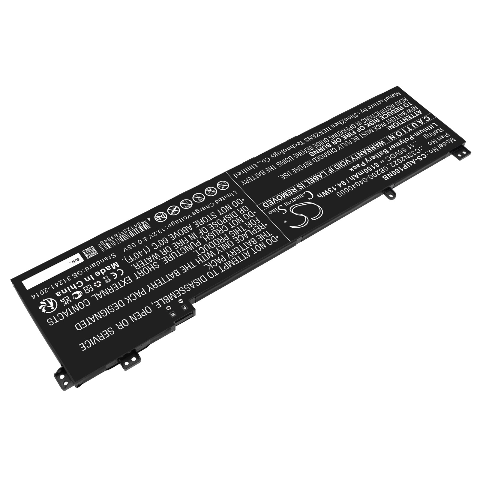 Batteri til bærbar PC for Asus VivoBook Pro 16X OLED M7600QE-L2040T og andre.