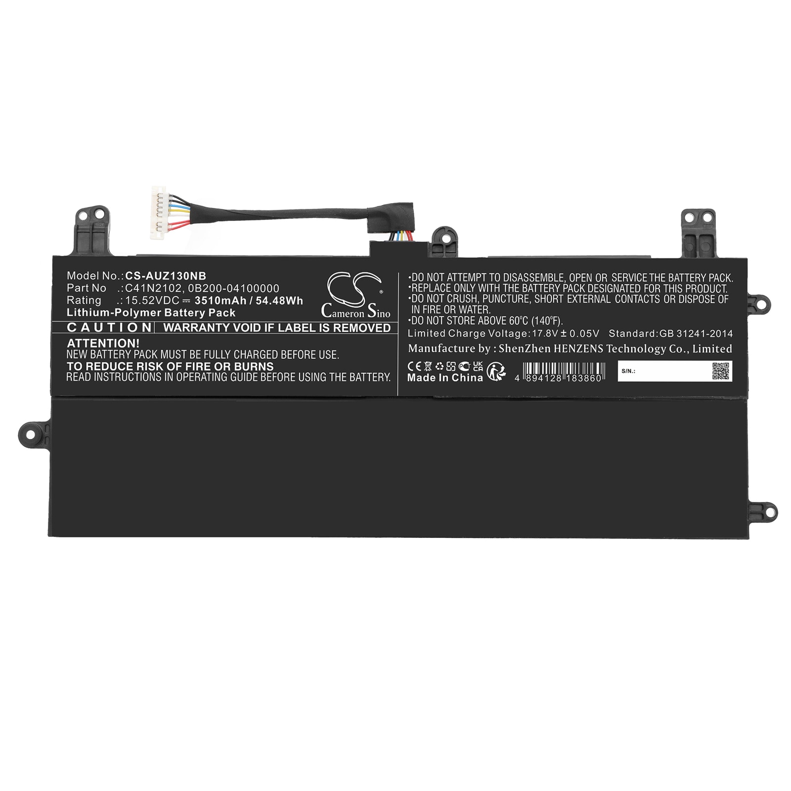 Batteri til bærbar PC for Asus ROG Flow Z13, GZ301, NR2201 og andre.